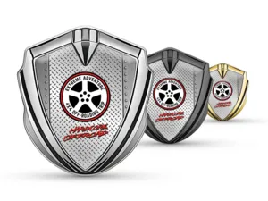 Custom Fender Badge Racing Look Glossy Emblem